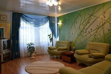 Двухместный номер с 2 отдельными кроватями и видом на озеро в Гостевом доме Золотая рыбка